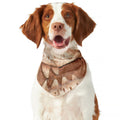 T-Rex Fossil Print Dog Bandana