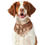T-Rex Fossil Print Dog Bandana