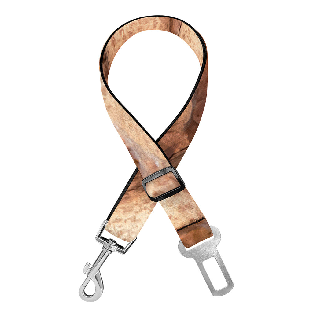 T-Rex Fossil Print Dog Seat Belt