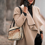 T-Rex Fossil Print Double Strap Bible Bag