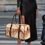 T-Rex Fossil Print Duffle Bag