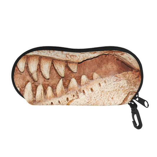 T-Rex Fossil Print Glasses Case