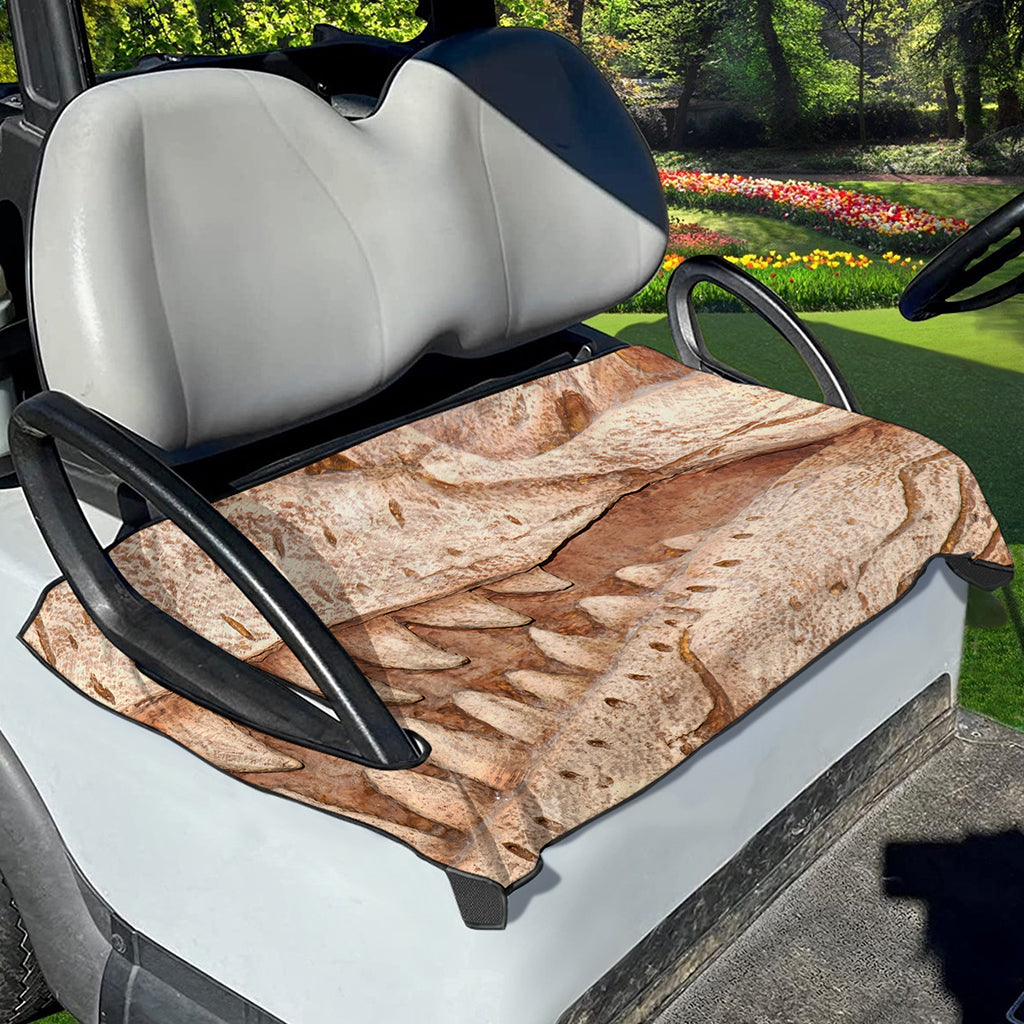 T-Rex Fossil Print Golf Cart Seat Cover