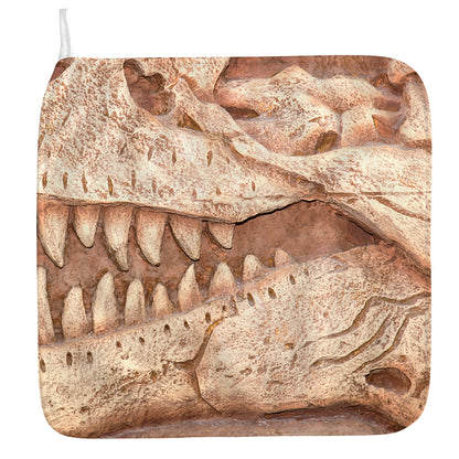 T-Rex Fossil Print Hand Towel