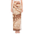 T-Rex Fossil Print High Slit Maxi Skirt