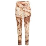 T-Rex Fossil Print High-Waisted Pocket Leggings