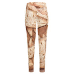 T-Rex Fossil Print High-Waisted Pocket Leggings