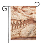 T-Rex Fossil Print House Flag