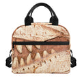 T-Rex Fossil Print Insulated Lunch Bag