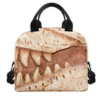 T-Rex Fossil Print Insulated Lunch Bag