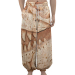 T-Rex Fossil Print Lantern Pants