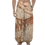 T-Rex Fossil Print Lantern Pants
