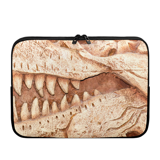 T-Rex Fossil Print Laptop Sleeve