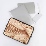 T-Rex Fossil Print Laptop Sleeve