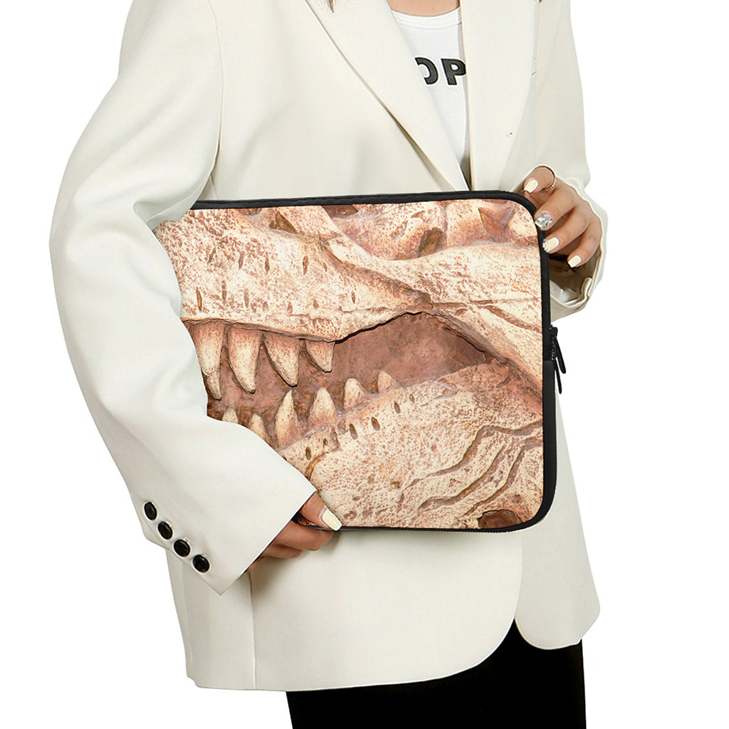 T-Rex Fossil Print Laptop Sleeve