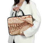 T-Rex Fossil Print Laptop Sleeve With Handle