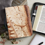 T-Rex Fossil Print Leather Bible Cover