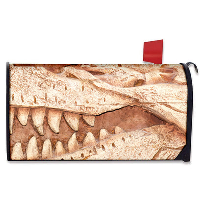 T-Rex Fossil Print Mailbox Cover