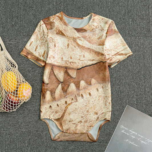 T-Rex Fossil Print Men's Bodysuit