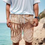 T-Rex Fossil Print Men's Cargo Shorts