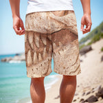 T-Rex Fossil Print Men's Cargo Shorts