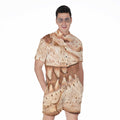 T-Rex Fossil Print Men's Romper
