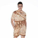 T-Rex Fossil Print Men's Rompers