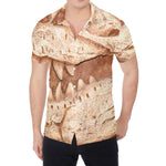 T-Rex Fossil Print Men's Shirt