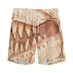 T-Rex Fossil Print Men's Sports Shorts