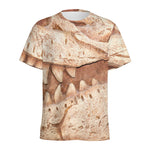 T-Rex Fossil Print Men's Sports T-Shirt