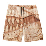 T-Rex Fossil Print Men's Swim Trunks