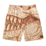 T-Rex Fossil Print Men's Swim Trunks