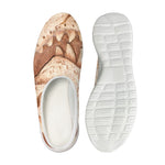 T-Rex Fossil Print Mesh Casual Shoes