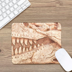T-Rex Fossil Print Mouse Pad