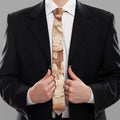 T-Rex Fossil Print Necktie