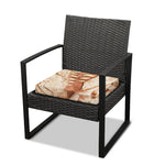 T-Rex Fossil Print Outdoor Seat Cushion Cover