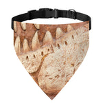 T-Rex Fossil Print Over The Collar Dog Bandana