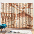 T-Rex Fossil Print Pencil Pleat Curtains