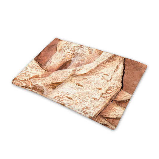 T-Rex Fossil Print Pet Cooling Mat Cover