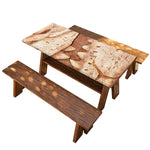 T-Rex Fossil Print Picnic Table Cover