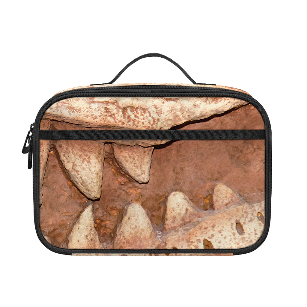 T-Rex Fossil Print Portable Lunch Bag