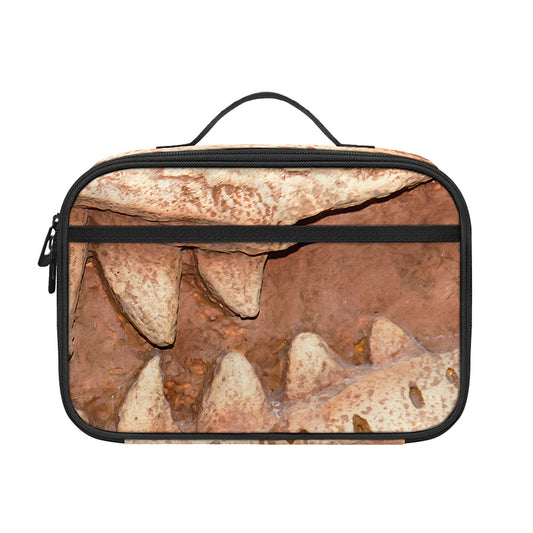 T-Rex Fossil Print Portable Lunch Bag