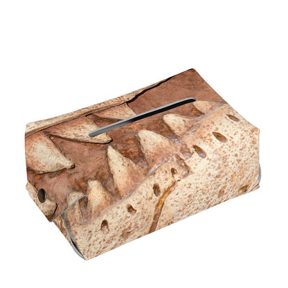 T-Rex Fossil Print Rectangle Tissue Box Cover
