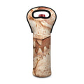 T-Rex Fossil Print Single Neoprene Wine Tote