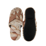 T-Rex Fossil Print Slippers