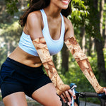 T-Rex Fossil Print Sun Protection Arm Sleeves