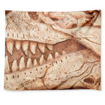 T-Rex Fossil Print Tapestry