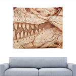 T-Rex Fossil Print Tapestry