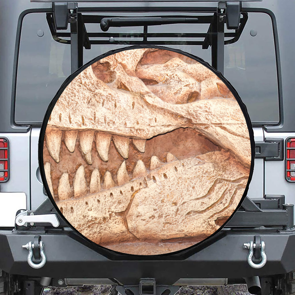 T-Rex Fossil Print Tire Cover