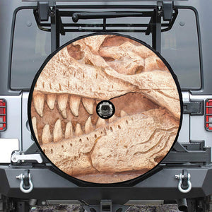 T-Rex Fossil Print Tire Cover With Camera Hole